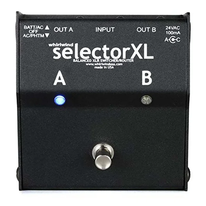 Whirlwind SelectorXL Active A/B Switcher