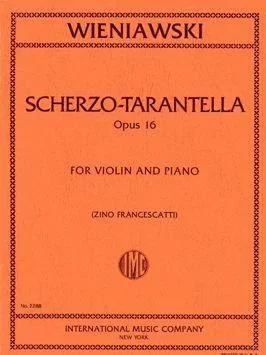 Wieniawski, Scherzo Tarentella Op. 16 for Violin and Piano (IMC)