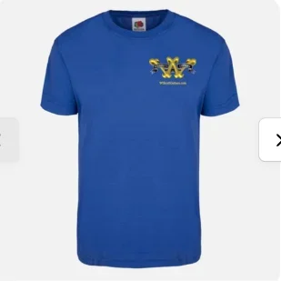 Willcutt Guitars Full Color T-Shirt Electric Blue
