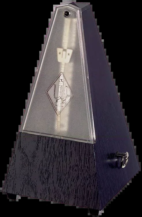 Wittner Metronome Plastic Black with Bell (Clear Front)