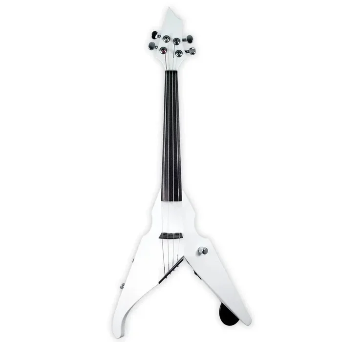 Wood Violins Viper Classic 4-string electric violin, Pearl White