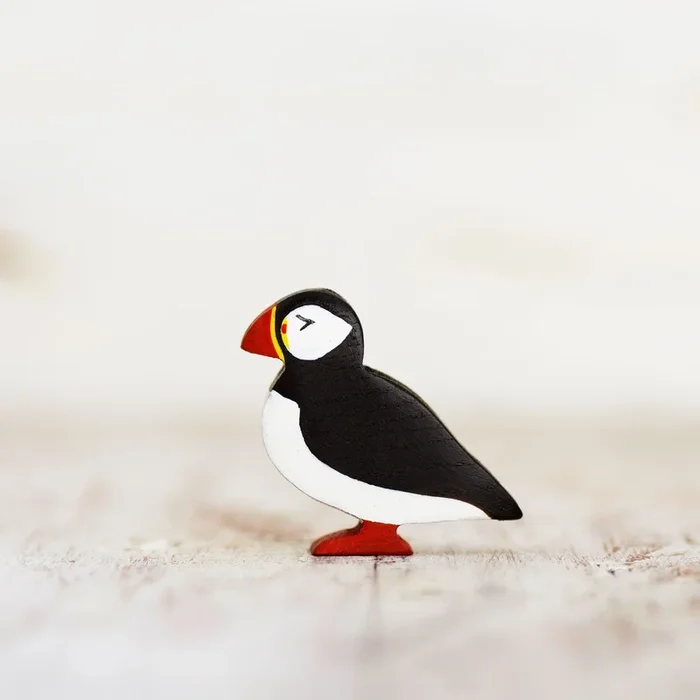 Wooden Caterpillar puffin