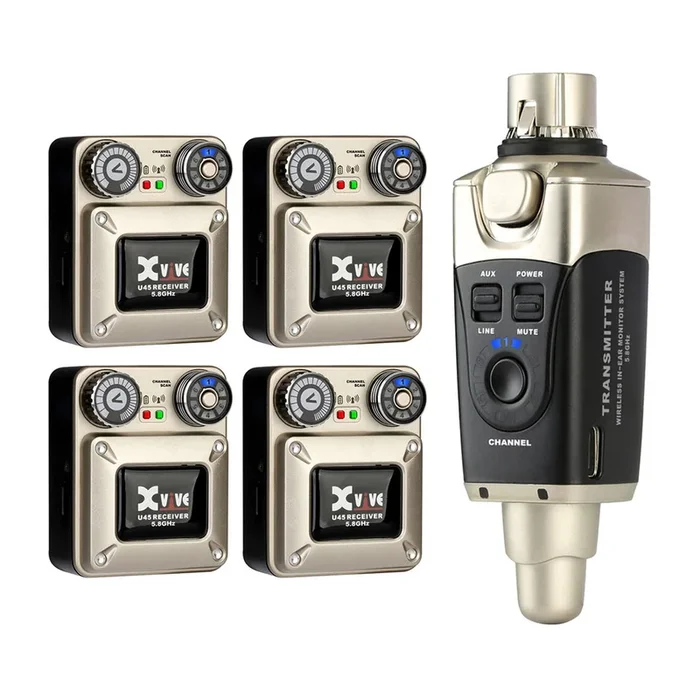 Xvive U45R4 Wireless In-ear Monitoring System – 5.8GHz