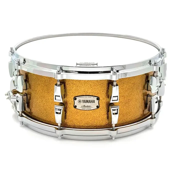 Yamaha Absolute Hybrid Maple Snare Drum 14×6 Gold Champagne