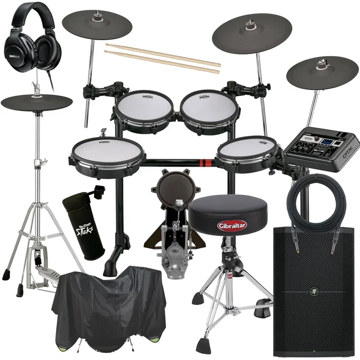 Yamaha DTX6K5-M Electronic Drum Set COMPLETE DRUM BUNDLE