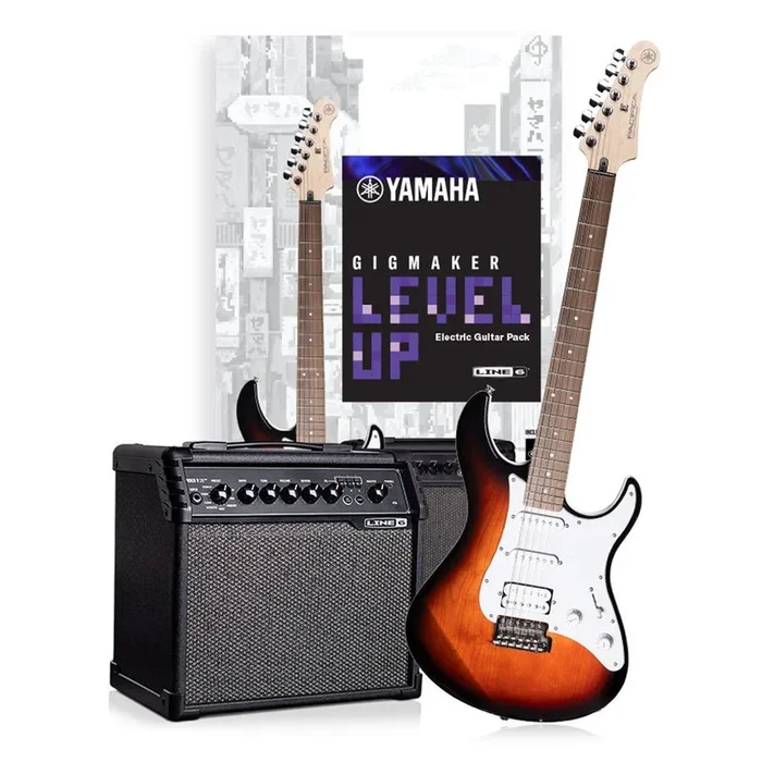 Yamaha GIGMAKER LEVEL UP – Old Violin Sunburst Electric Guitar Pack