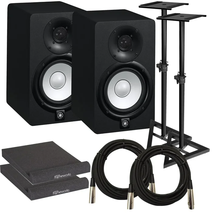 Yamaha HS5 5″ Powered Studio Monitor Speaker STUDIO KIT