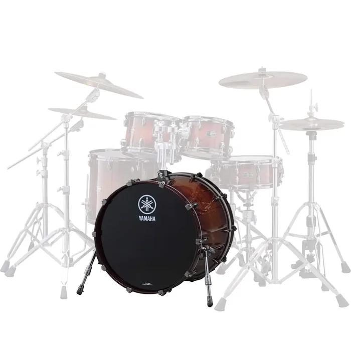Yamaha Live Custom 18×14 Bass Drum Amber Shadow Sunburst