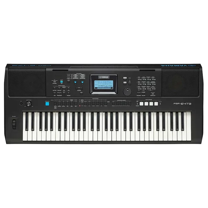 Yamaha PSR-E473 Portable Keyboard With 61 Touch Sensitive Keys