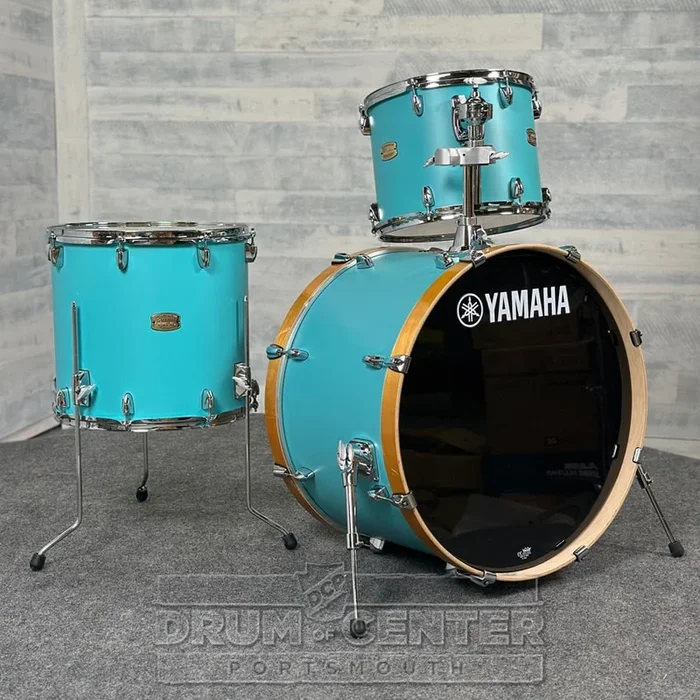 Yamaha Stage Custom Birch 3pc Drum Set 24/14/16 Matte Surf Green