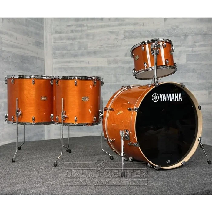 Yamaha Stage Custom Birch 4pc Drum Set 24/13/16/18 Honey Amber