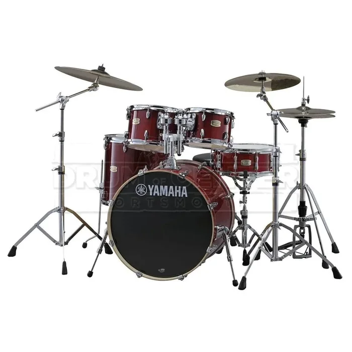 Yamaha Stage Custom Birch 5pc Drum Set w/20BD & 780 Hardware Cranberry Red
