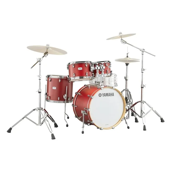 Yamaha Tour Custom Euro Drum Kit w/HW780 Hardware Pack – Candy Apple Stain