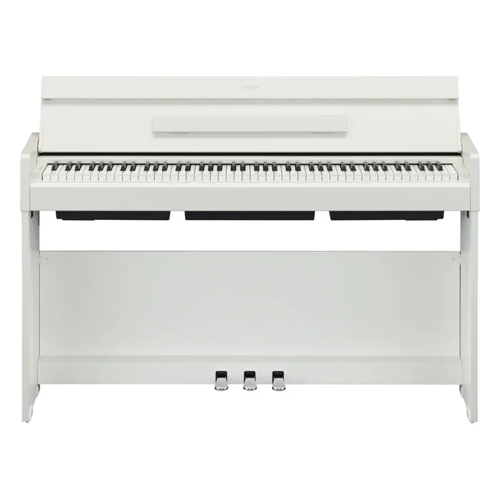 Yamaha YDPS35B 88-Note, Weighted Action Console Digital Piano – White Walnut