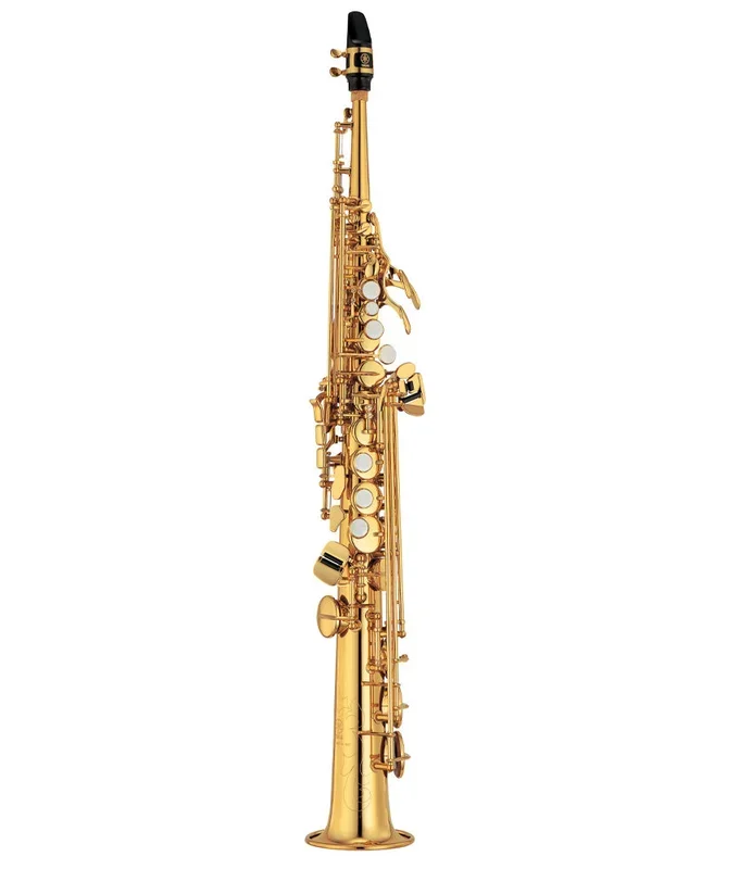 Yamaha YSS475II Intermediate Soprano Saxophone – Gold Lacquered