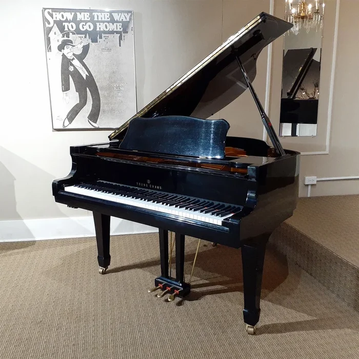 Young Chang G-150 Baby Grand Piano – Polished Ebony | Used