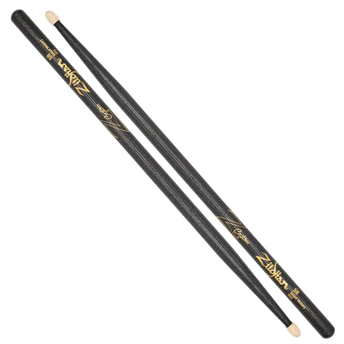 Z Custom LE Drumstick Collection 5B Black Chroma, Wood Tip