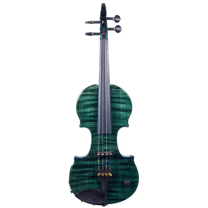 ZETA CV44 Jazz Violín clásico, Arce flameado verde transparente
