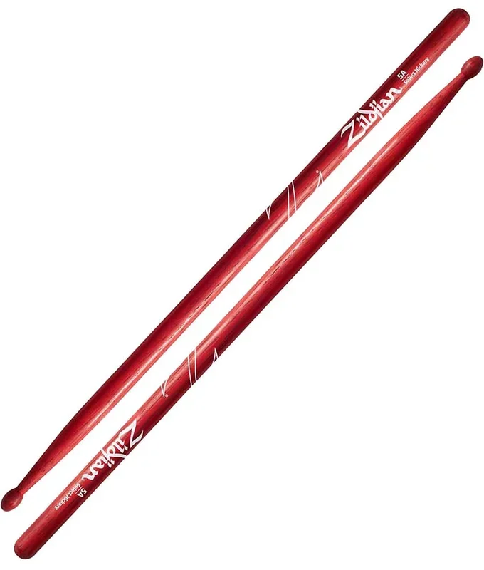 Zildjian 5A Wood Drumsticks – Red