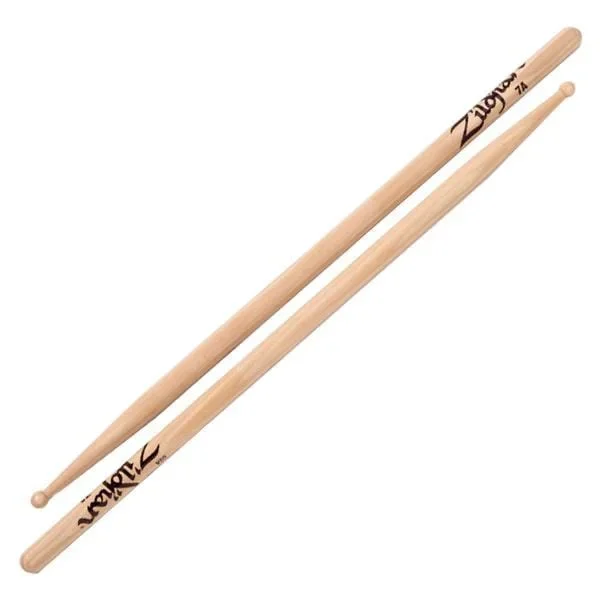Zildjian 7A Natural Wood Tip Drum Sticks