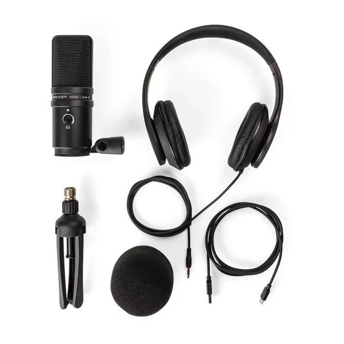 Zoom ZUM-2 USB Mic Podcast Pack